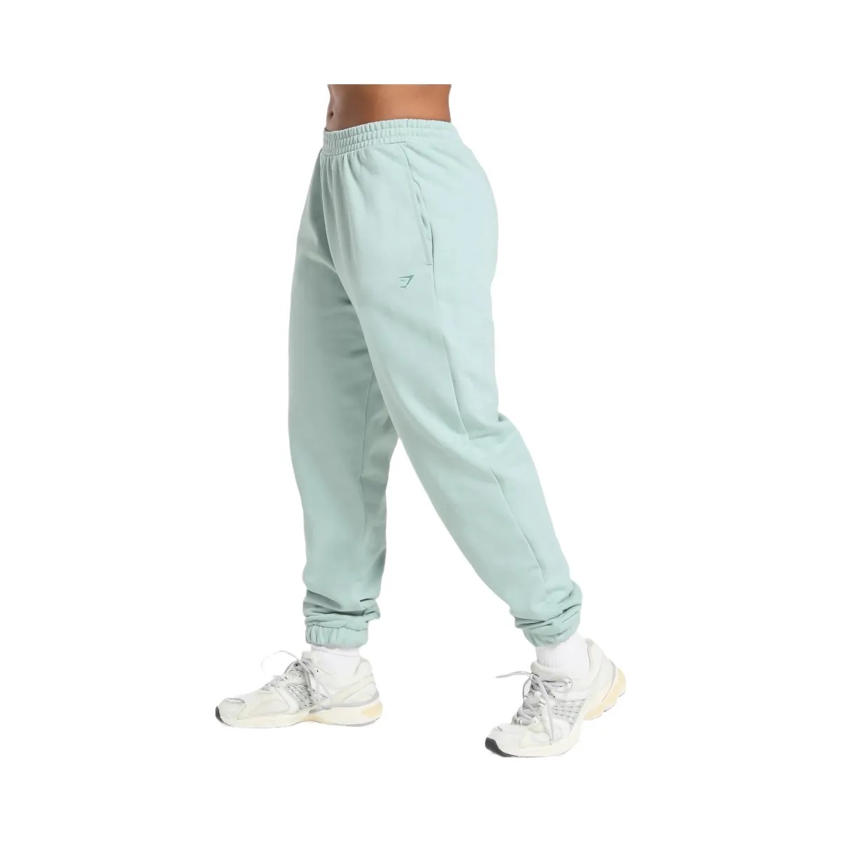 Gymshark Back Gains Graphic Joggers - Morning Blue - HypeFly India View 2