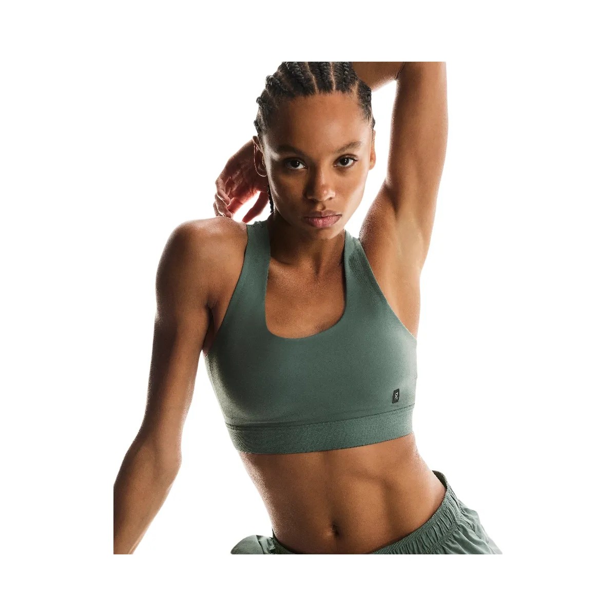 On Core Bra Olive - HypeFly India View 5