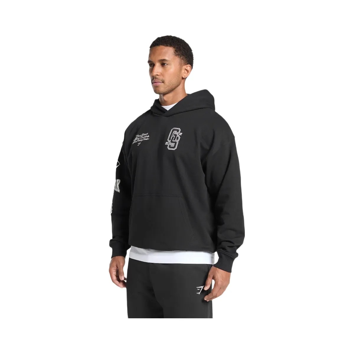 Gymshark Lifting Essentials Hoodie - Black - HypeFly India View 1