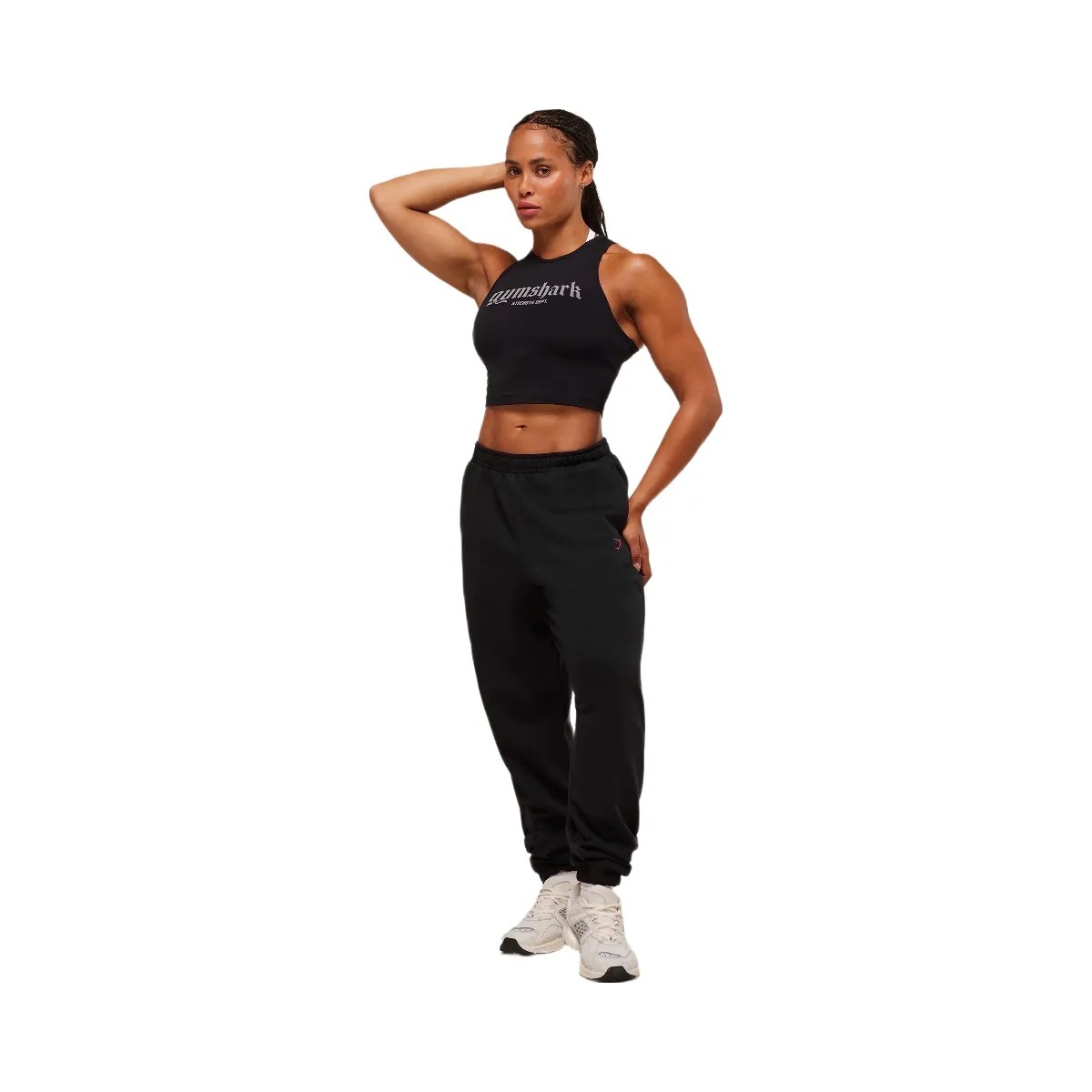 Gymshark Strength Department Joggers - Black - HypeFly India View 5