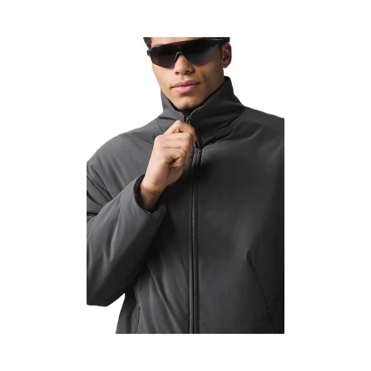 Alo Men's Stretch Woven Notable Jacket - Anthracite - HypeFly India View 3