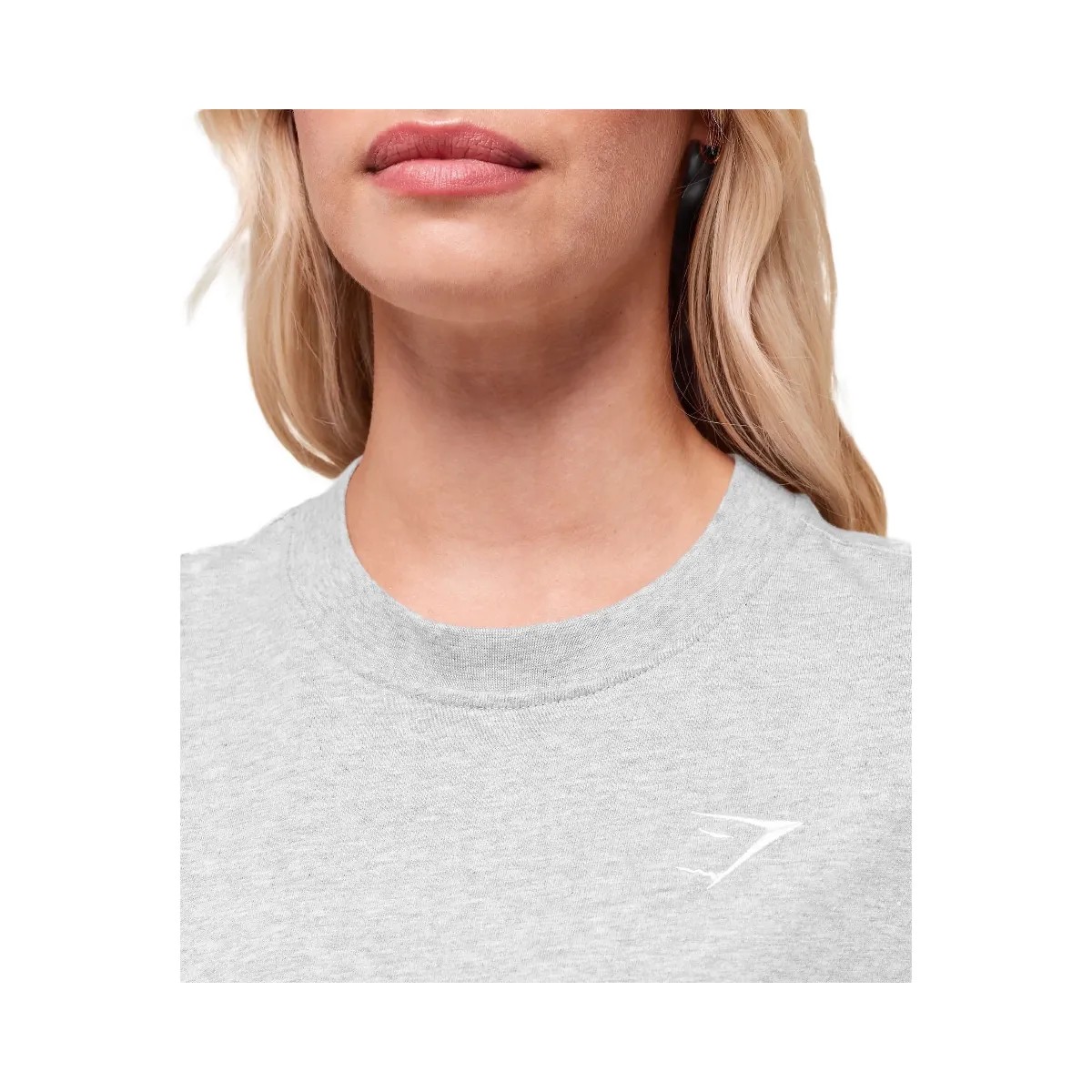 Gymshark Training Oversized T-Shirt - Light Grey Marl - HypeFly India View 5