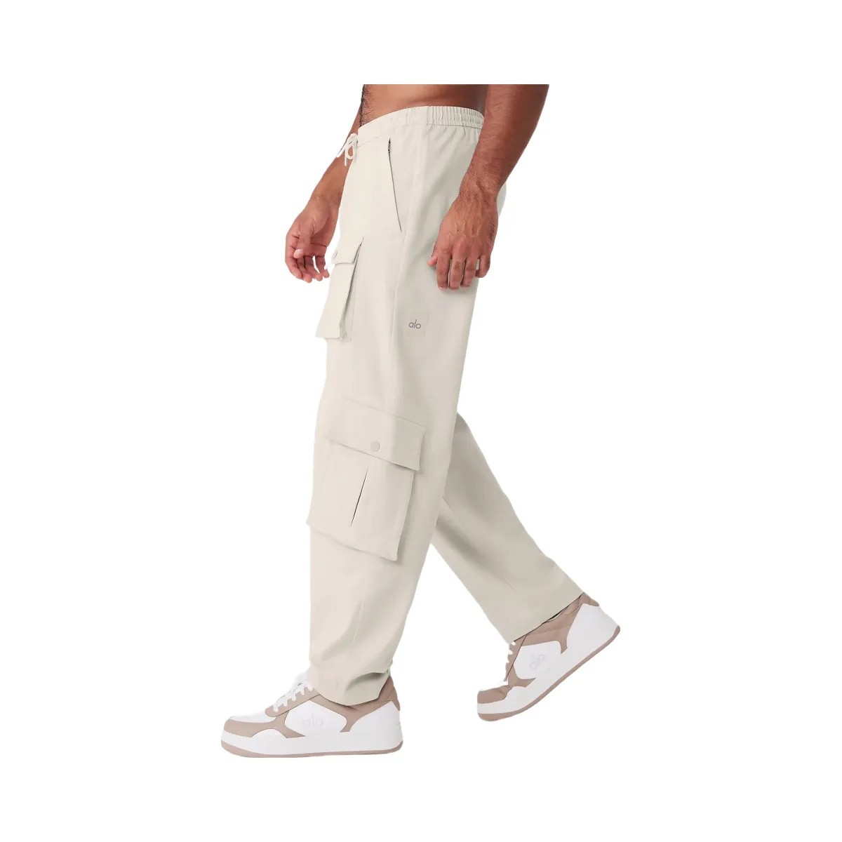 Alo Men's Northstar Cargo Pant - Bone - HypeFly India View 2