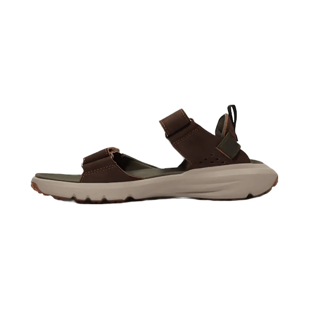Timberland Motion Dune Backstrap Sandal Dark Brown Leather Men'S - HypeFly India View 5