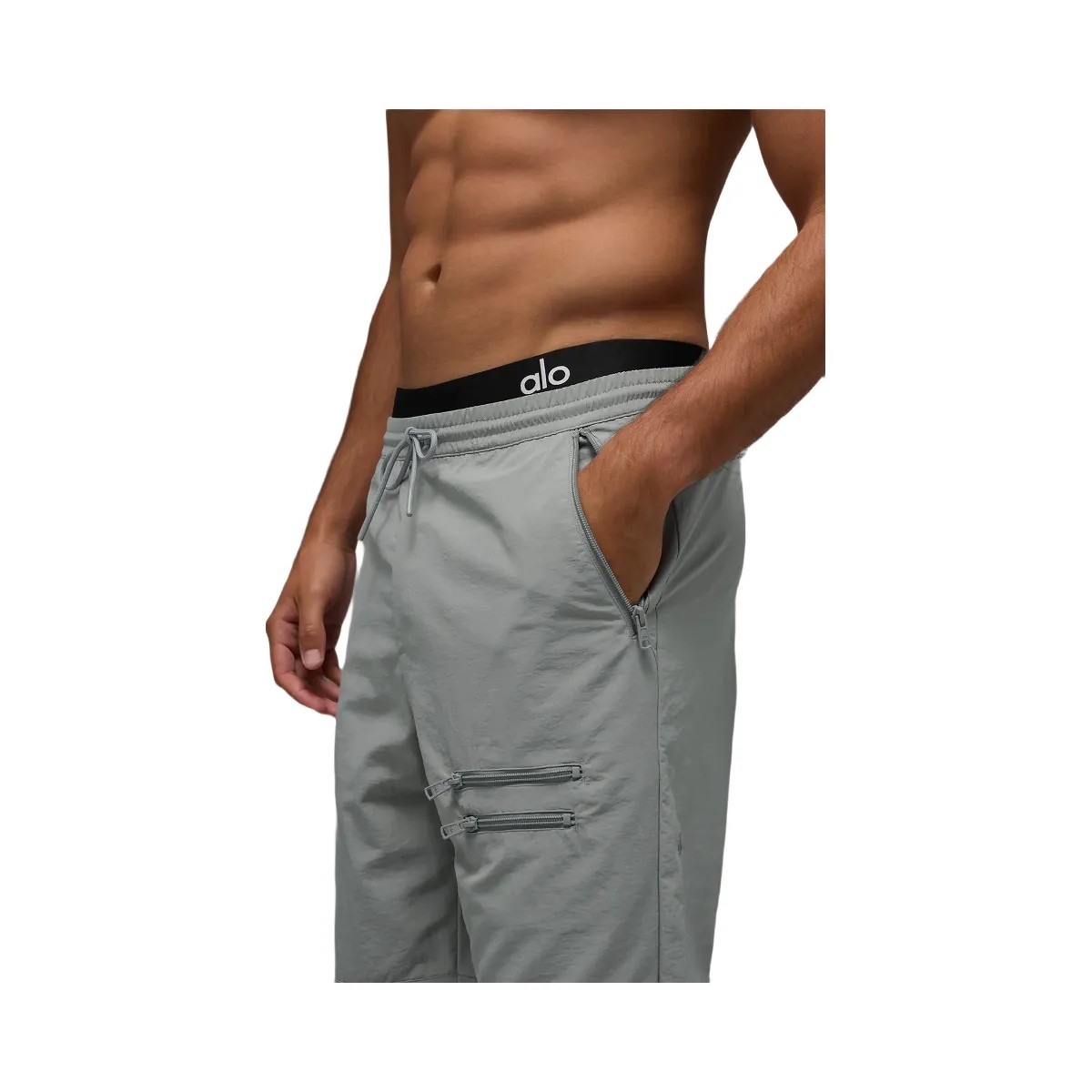 Alo Men's Takeaway Track Pant - Lunar Grey - HypeFly India View 2