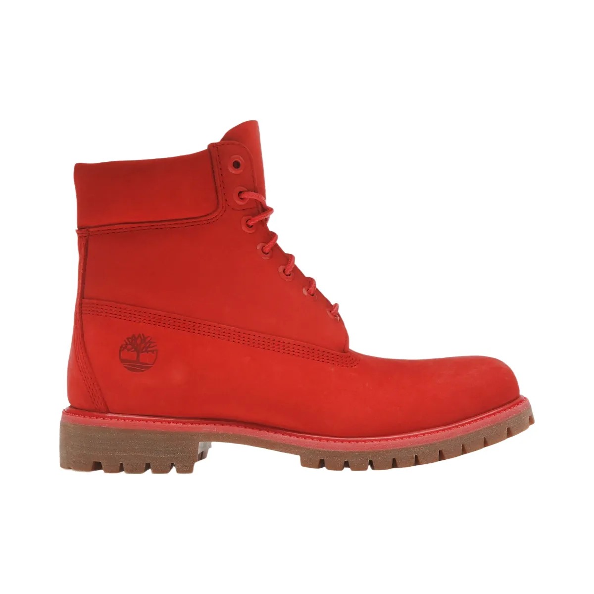 Timberland 6" Premium Waterproof Boot 50Th Anniversary Medium Red Nubuck - HypeFly India View 1