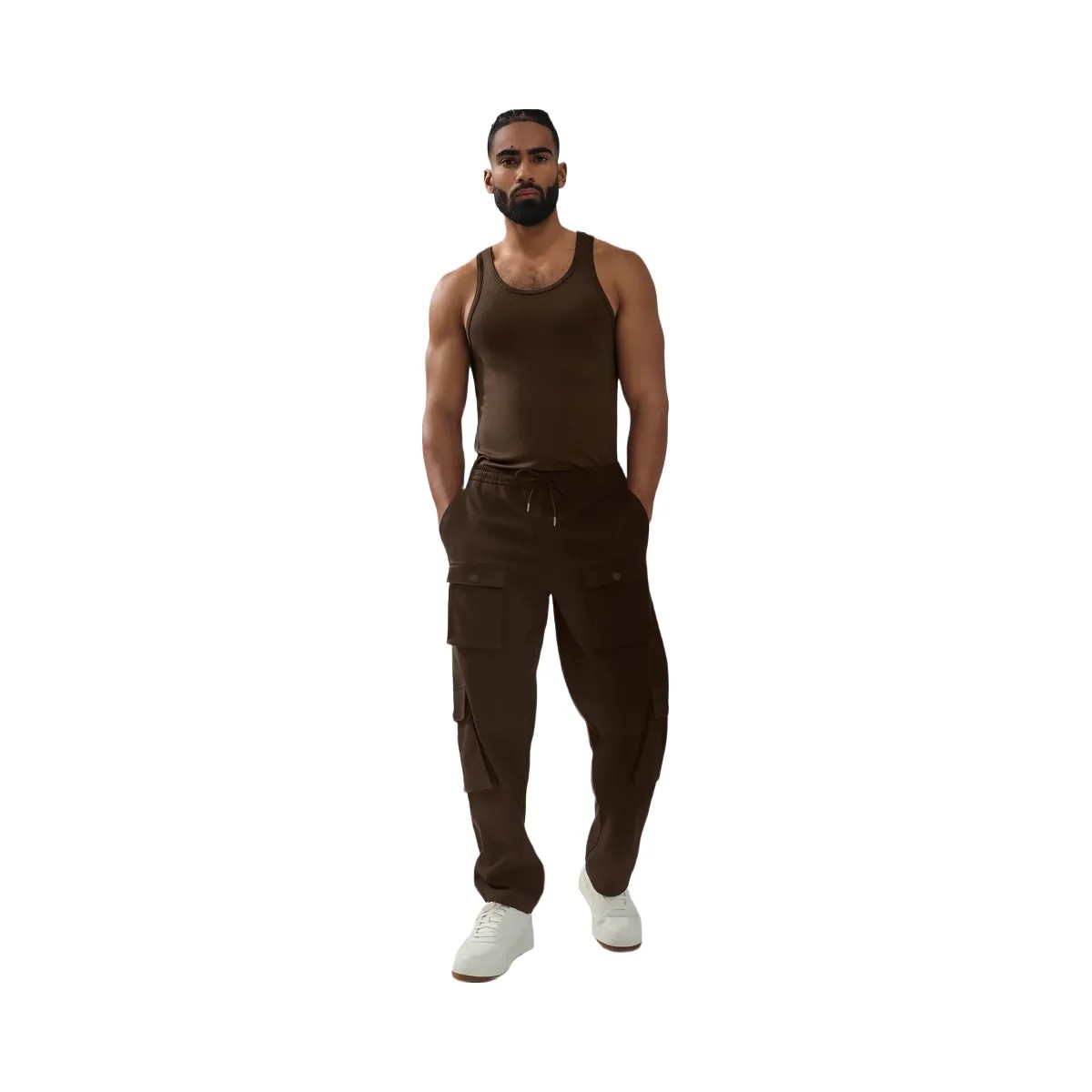 Alo Men's Northstar Cargo Pant - Espresso - HypeFly India View 1