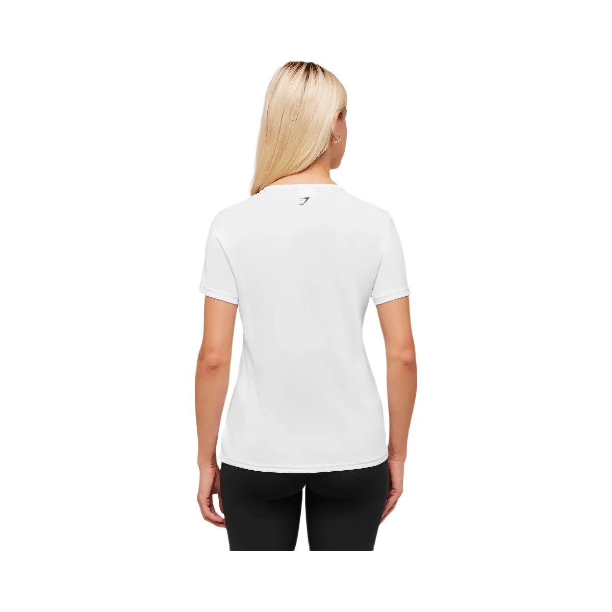 Gymshark Wordmark Graphic T-Shirt - White - HypeFly India View 6