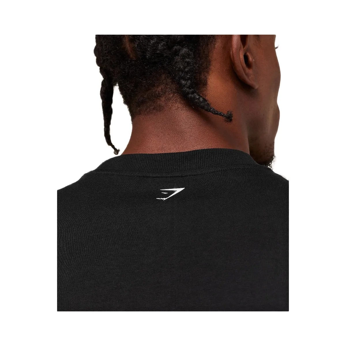 Gymshark Fade Graphic Long Sleeve T-Shirt - GS Black - HypeFly India View 4