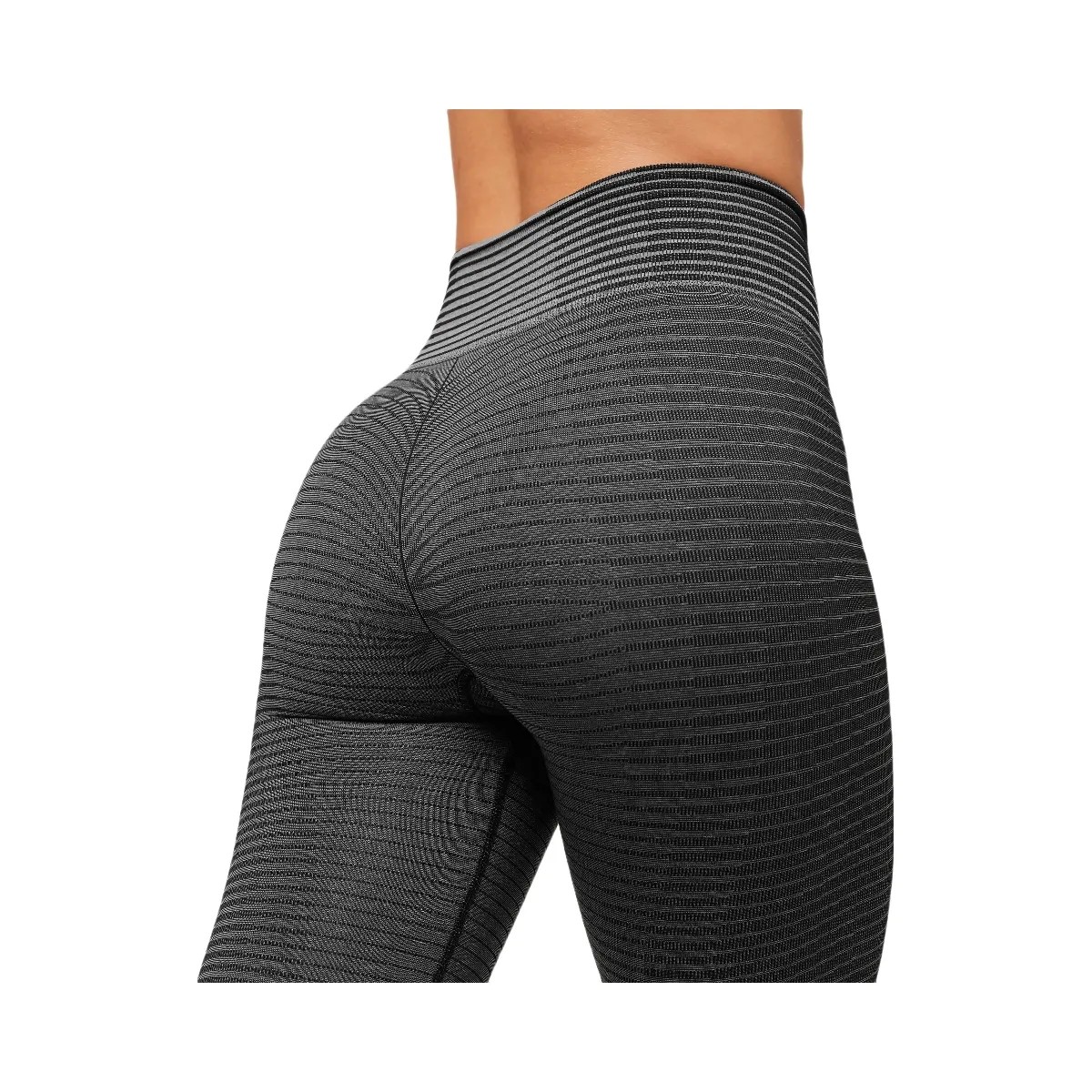 Gymshark Sport Seamless Leggings - GS Onyx Grey/GS Black - HypeFly India View 5