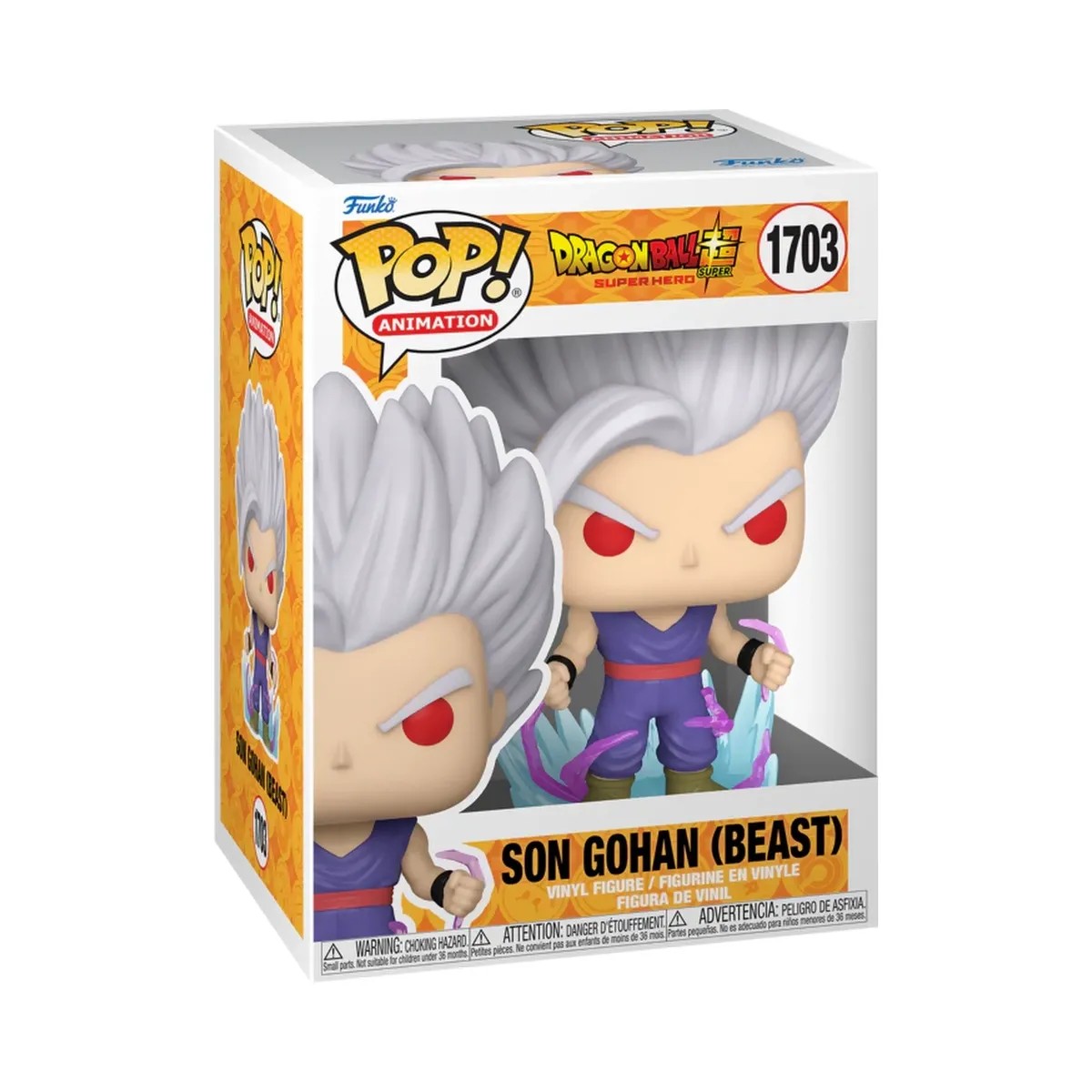 Funko Pop! Dragon Ball Super - Super Hero - Son Gohan (Beast) #1703 - HypeFly India View 1