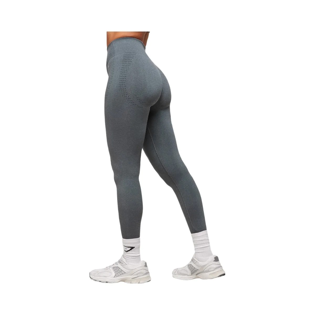 Gymshark Vital Soft Leggings - Strong Grey/Marl - HypeFly India View 3
