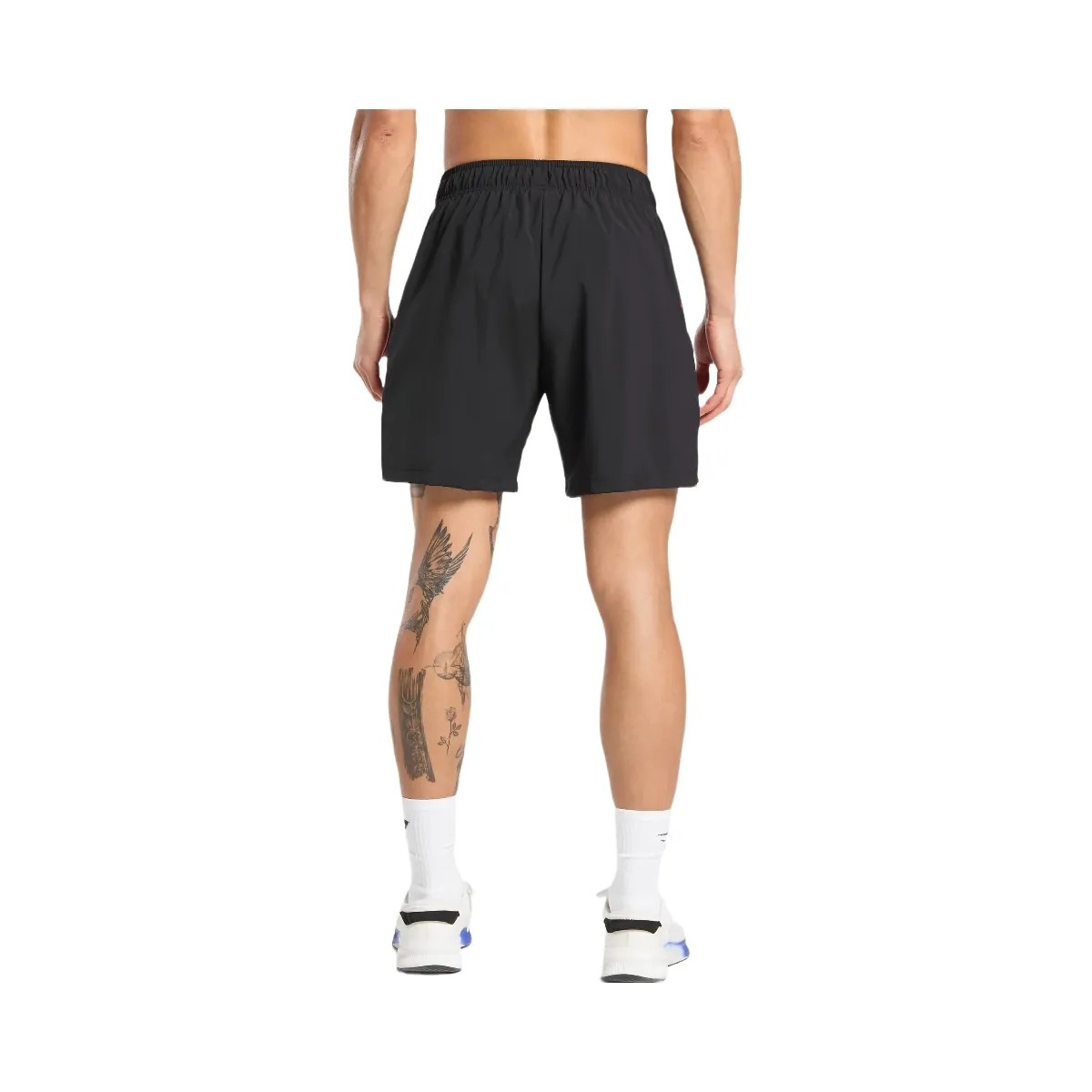 Gymshark Sport 7" Shorts - Black/Conditioning Red - HypeFly India View 2