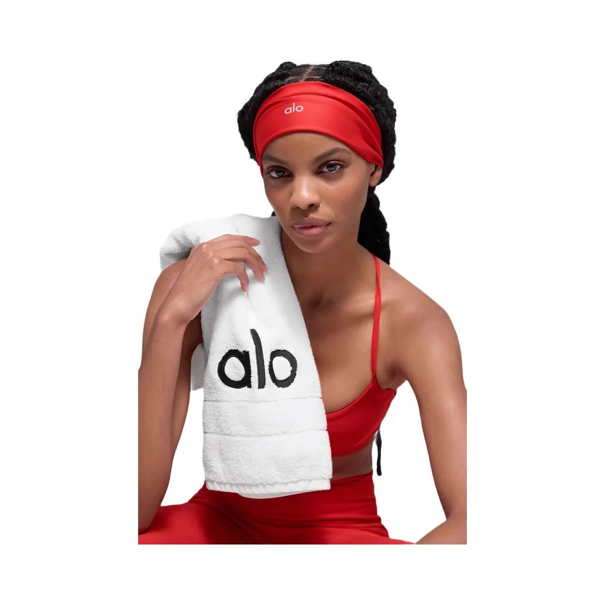 Alo Airlift Headband - Bright Red - HypeFly India View 3