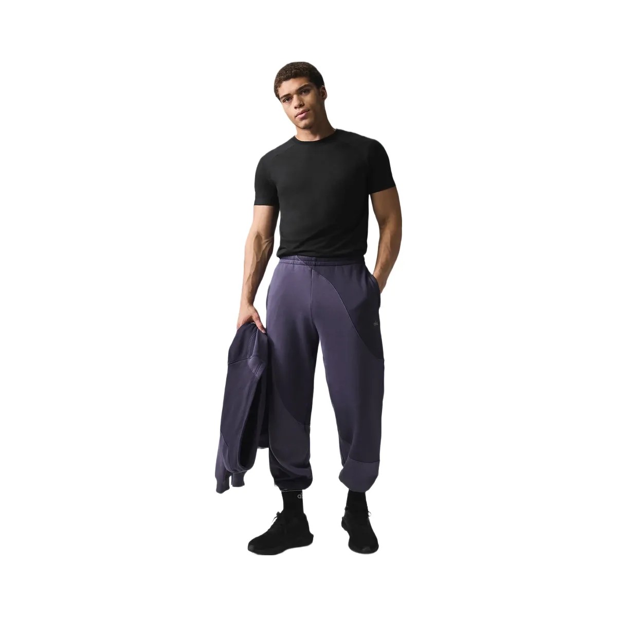 Alo Men's Make Waves Sweatpant - Italian Plum Tonal - HypeFly India View 1