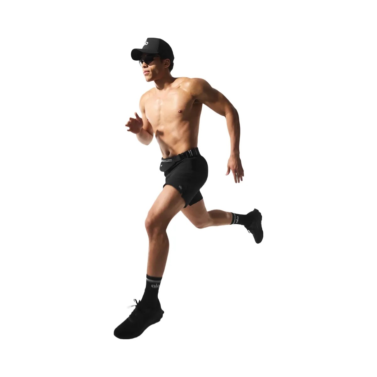 Alo Men's 7" Repetition Short - Black - HypeFly India View 3