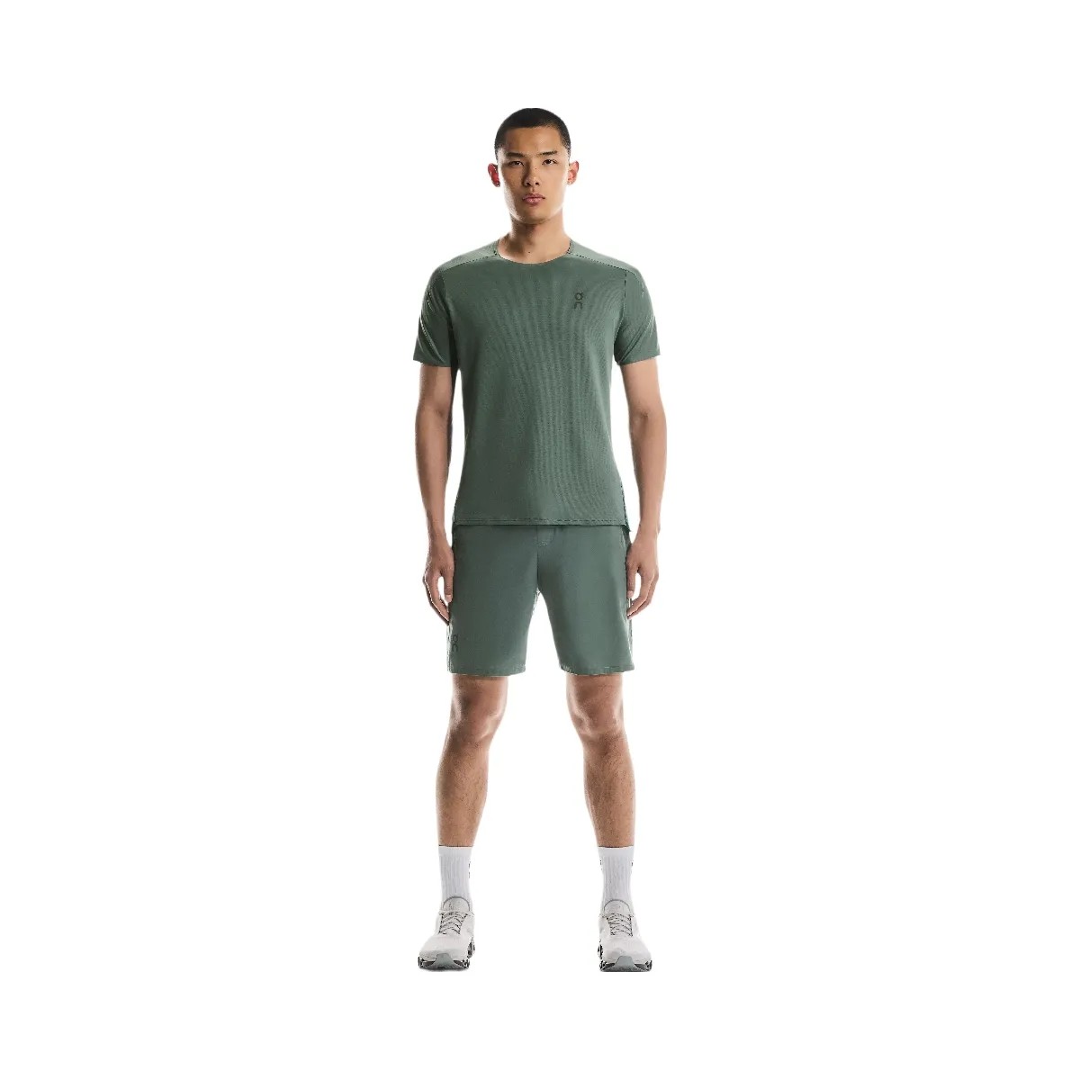 On Performance Hybrid Short Olive - HypeFly India View 5