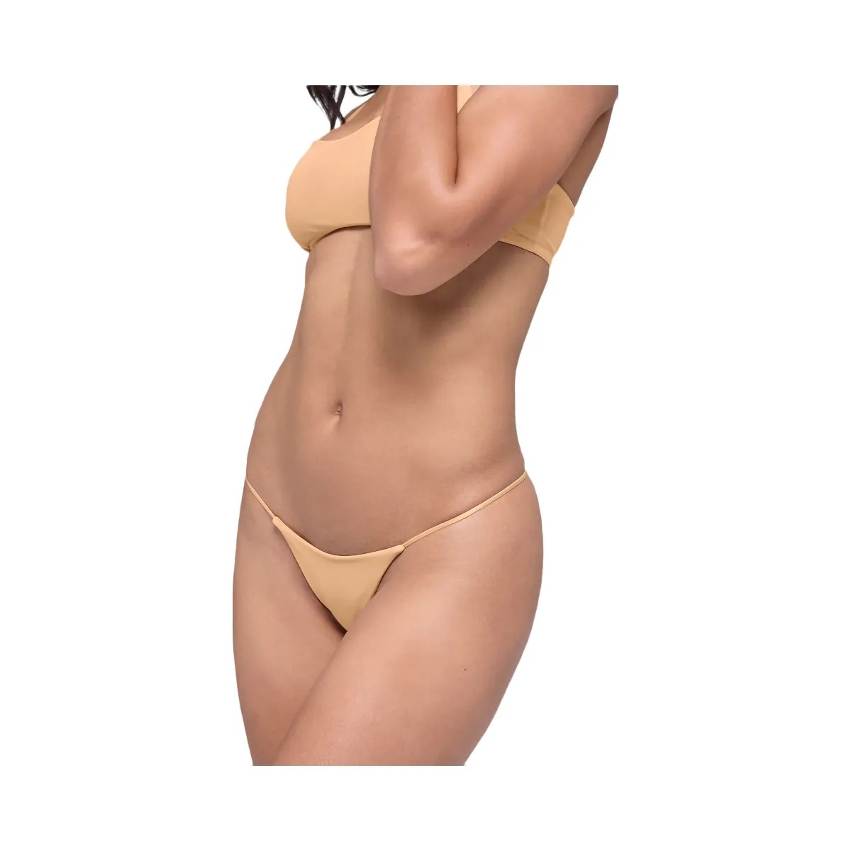 Alo Women's Airmesh Venus Thong - Champagne - HypeFly India View 1