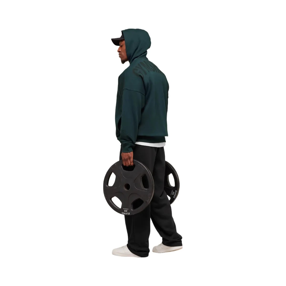 Gymshark Power Hoodie - Deep Petrol Blue - HypeFly India View 3