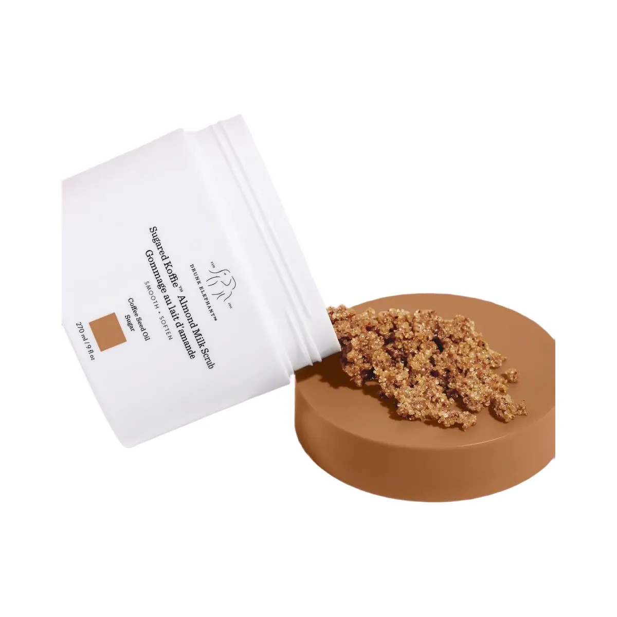 Drunk Elephant Sugared Koffie Almond Milk Body Scrub - HypeFly India View 4