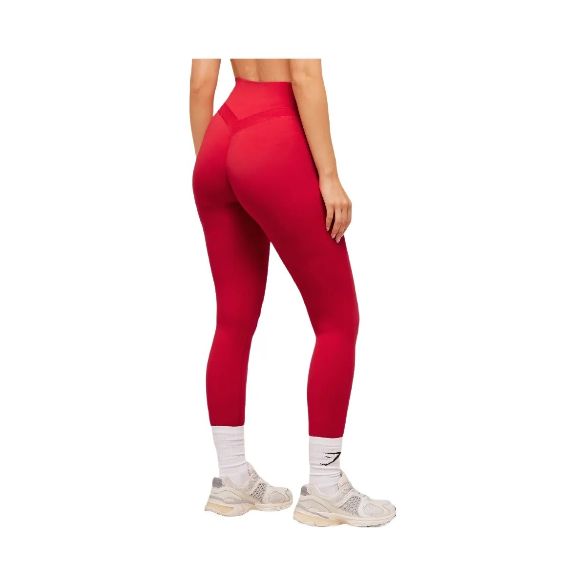Gymshark Whitney Leggings - Carmine Red - HypeFly India View 2