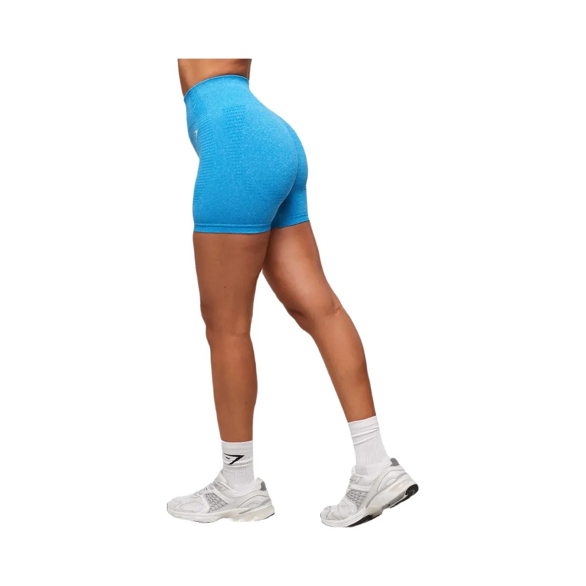 Gymshark Vital Soft Short - Electric Blue/Marl - HypeFly India View 4