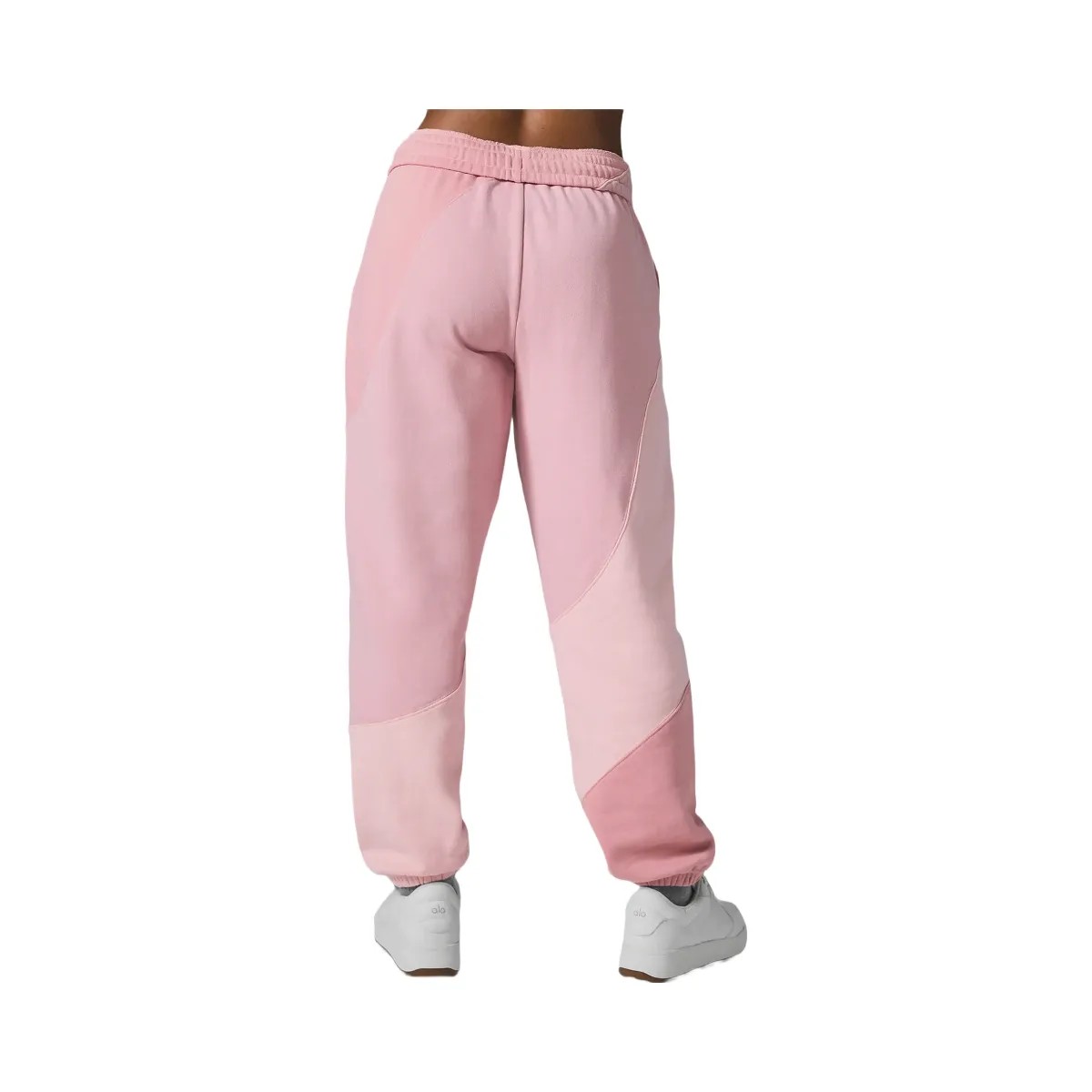 Alo Make Waves Sweatpant - Sunset Pink Tonal - HypeFly India View 2