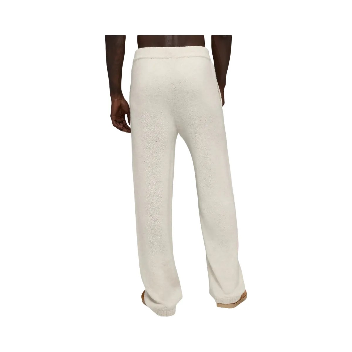Alo Men's Wool Cashmere New Class Sweatpant - Bone Heather - HypeFly India View 4