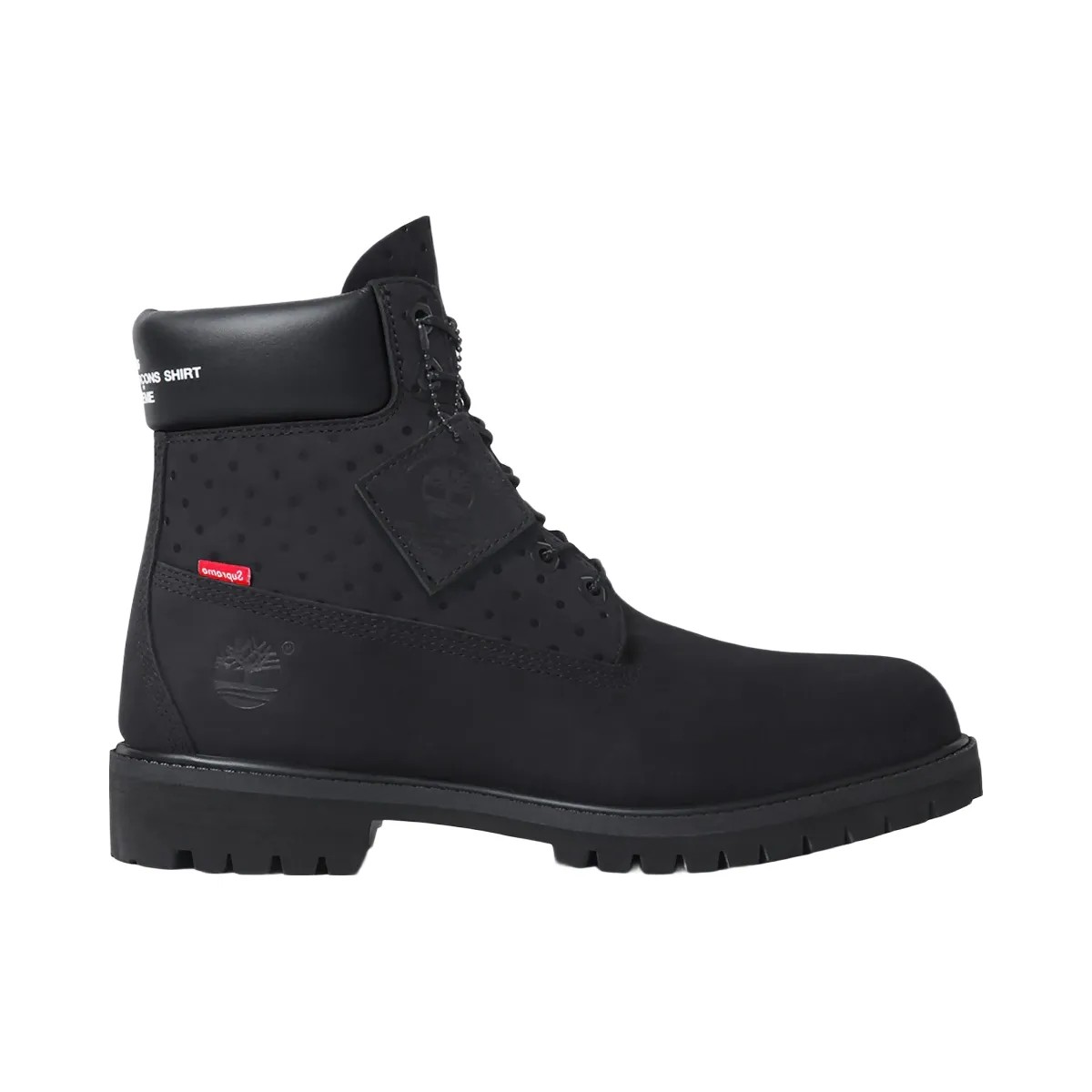 Timberland 6" Boot Supreme X Comme Des Garcons Black - HypeFly India View 1