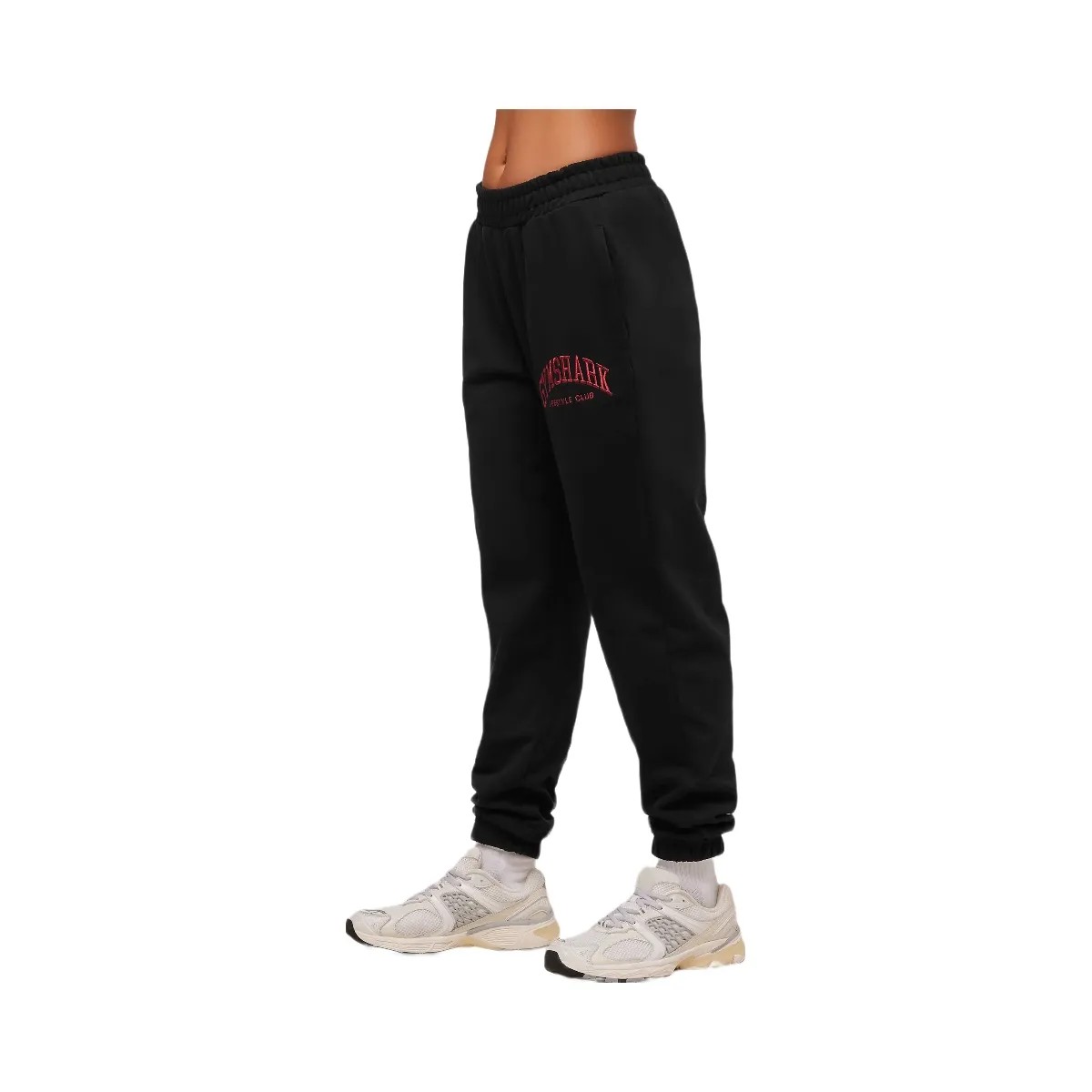 Gymshark Collegiate Graphic Joggers - Black - HypeFly India View 3