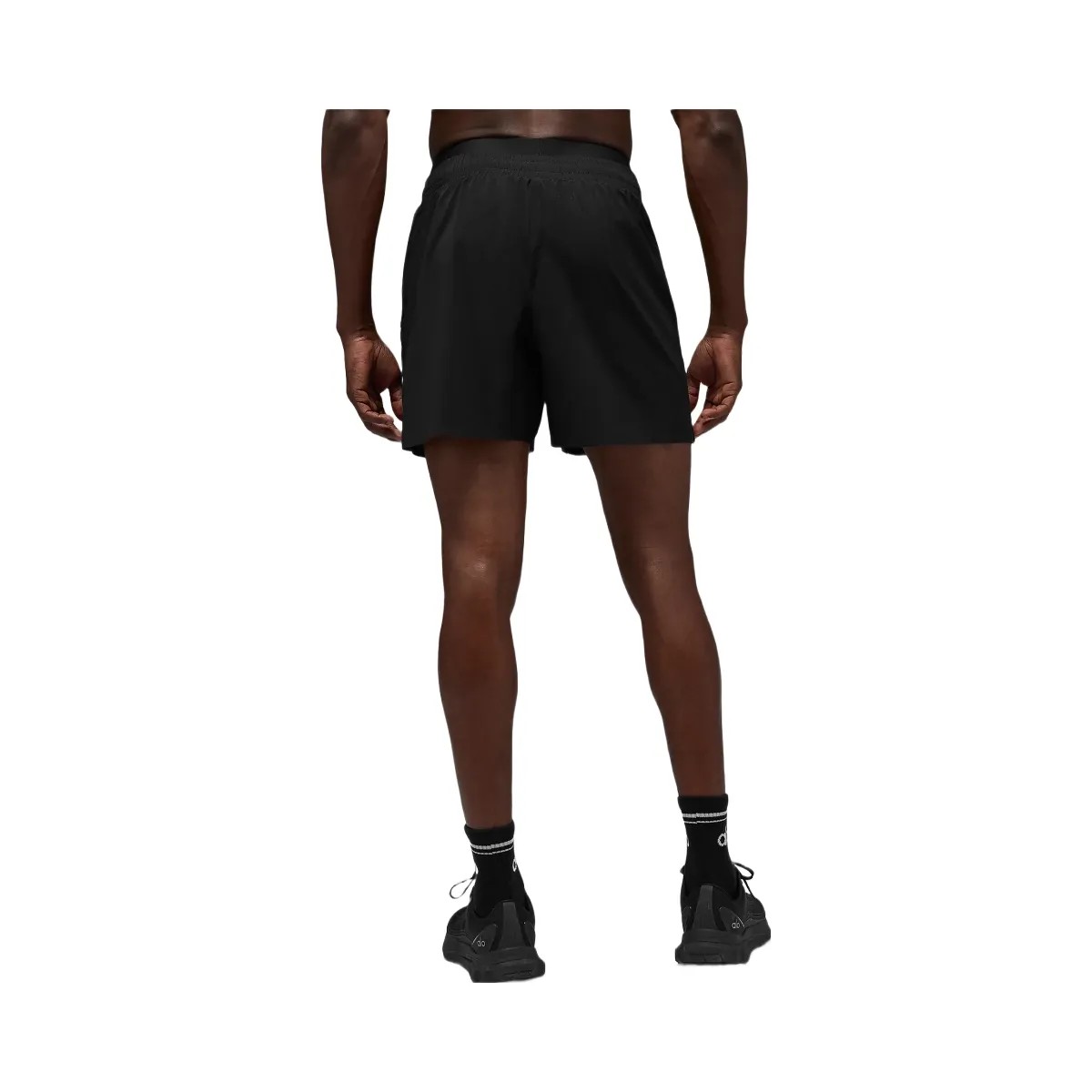 Alo Men's 5" Traction Running Short - Black - HypeFly India View 6