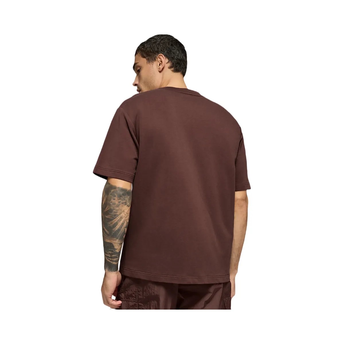 Alo Men's Double Take Short Sleeve - Brownstone - HypeFly India View 3