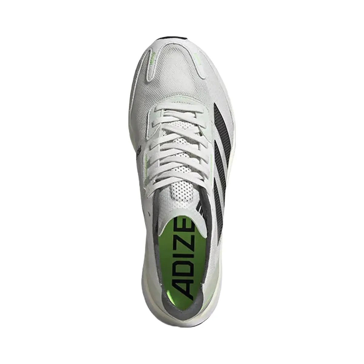 Adidas Adizero Boston 11 Crystal White Linen Green - HypeFly India View 4