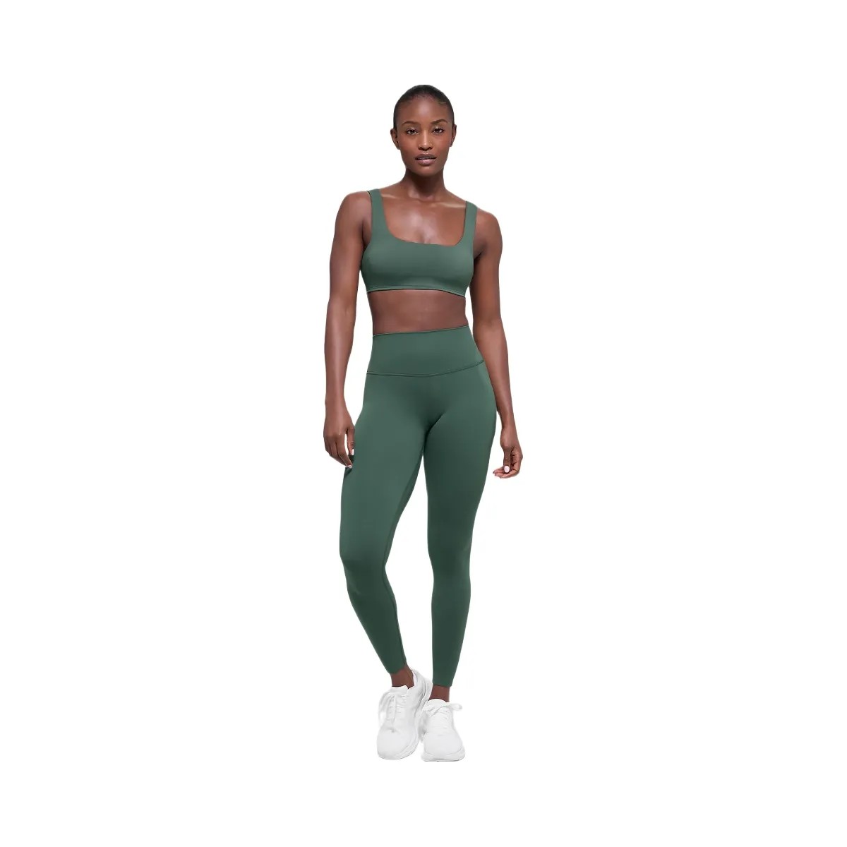Alo Women's ALO Softsculpt High-Waist Legging - Clover Green - HypeFly India View 6