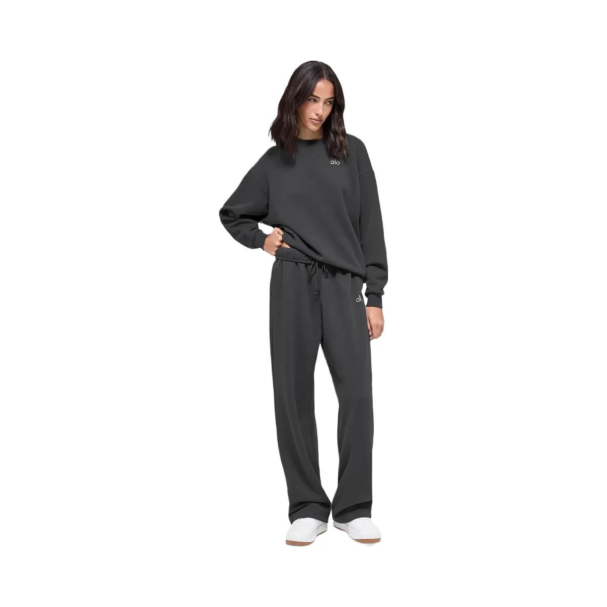 Alo Accolade Straight Leg Sweatpant - Anthracite - HypeFly India View 5