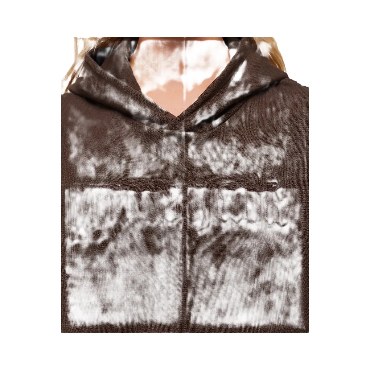 Gymshark Embossed Graphic Oversized Hoodie - Archive Brown - HypeFly India View 5