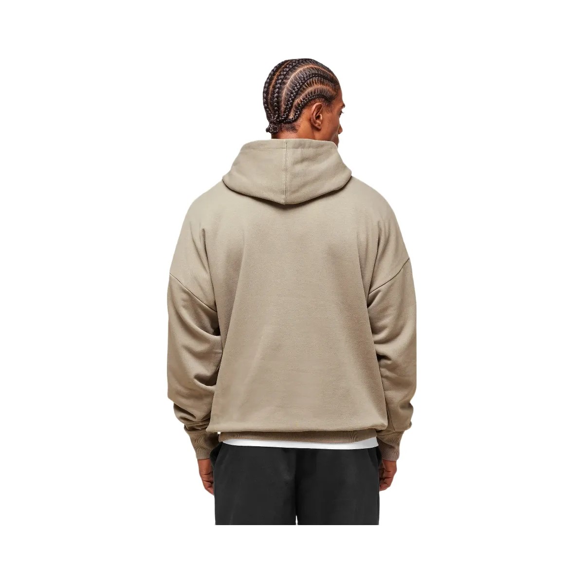 Gymshark Crest Oversized Hoodie - Linen Brown - HypeFly India View 3