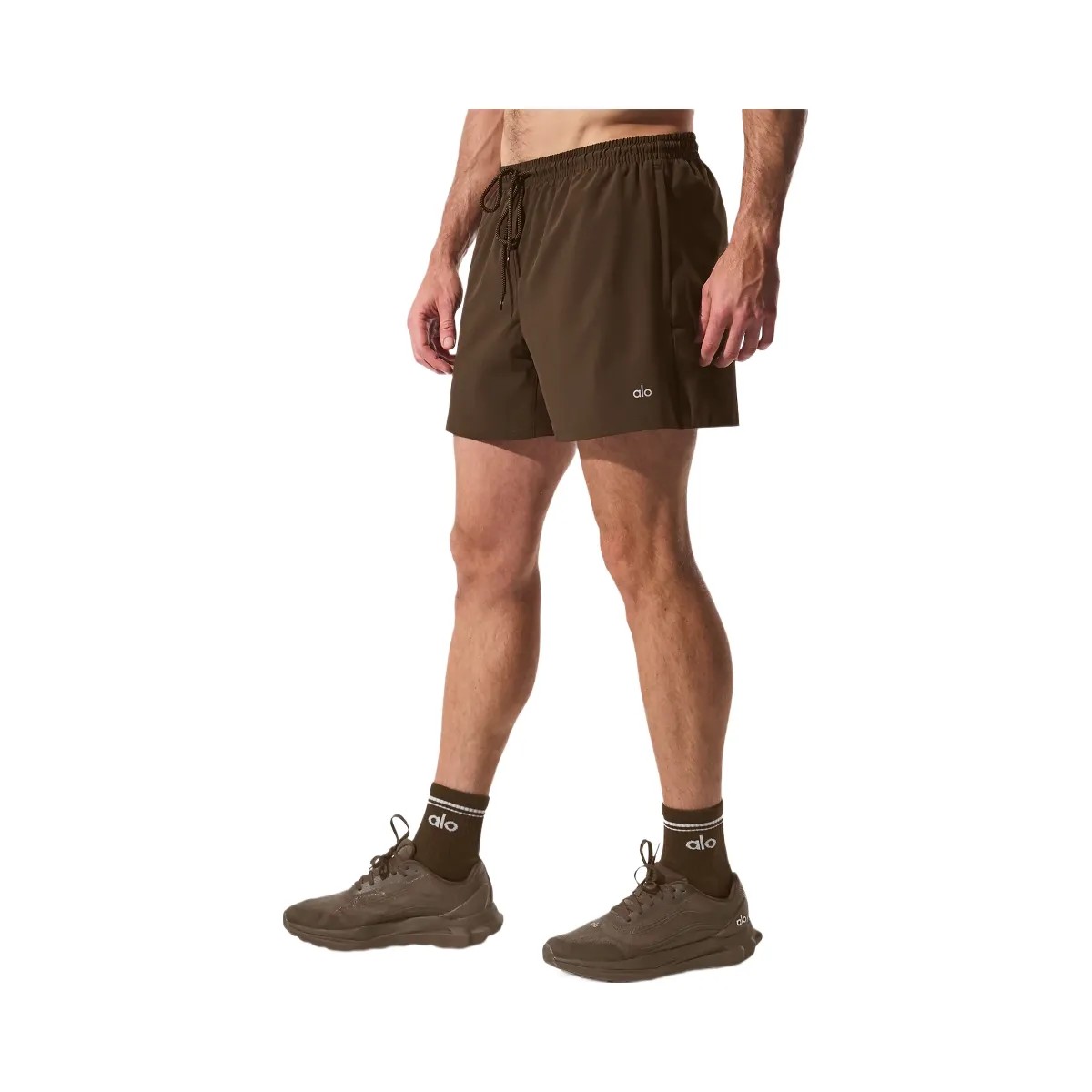 Alo Men's 5" Circuit Short - Espresso - HypeFly India View 4