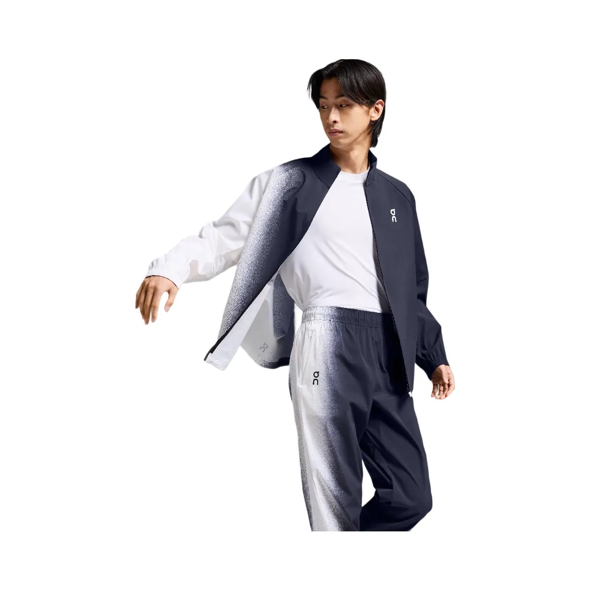 On Court Track Jacket Black | White - HypeFly India View 5