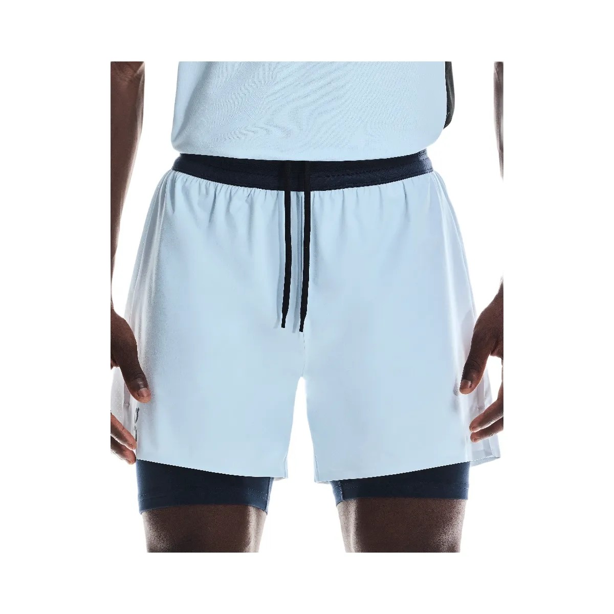 On 5" Performance 2/1 Shorts Arctic | Midnight - HypeFly India View 2