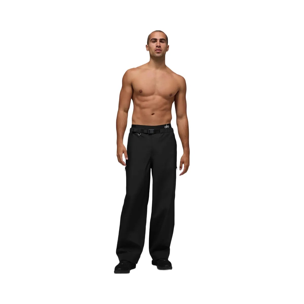 Alo Men's Alpha Shell Pant - Black - HypeFly India View 1