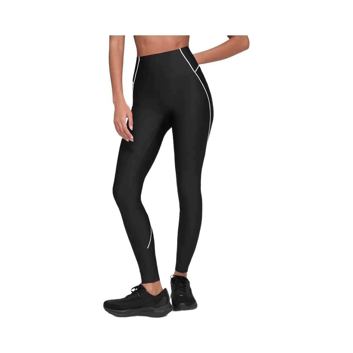 Alo Women's Airlift High-Waist Haven Legging - Black/White - HypeFly India View 1