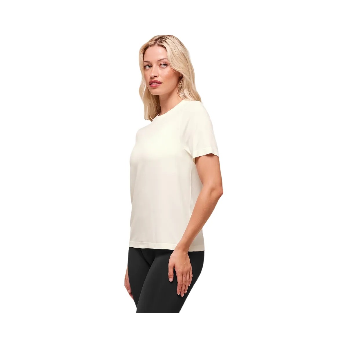 Gymshark Everyday Seamless T-Shirt - Soft White - HypeFly India View 3