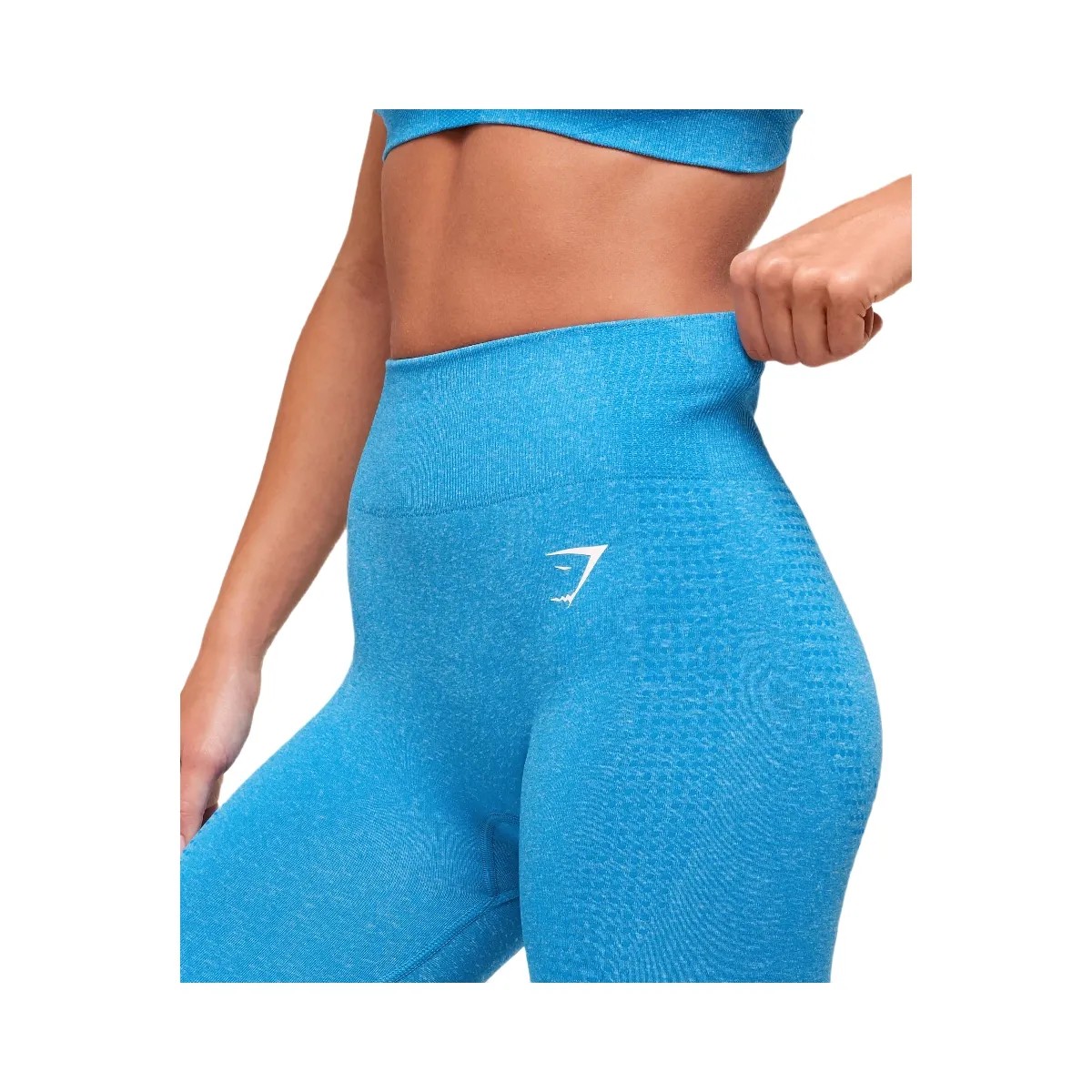 Gymshark Vital Soft Leggings - Electric Blue/Marl - HypeFly India View 5