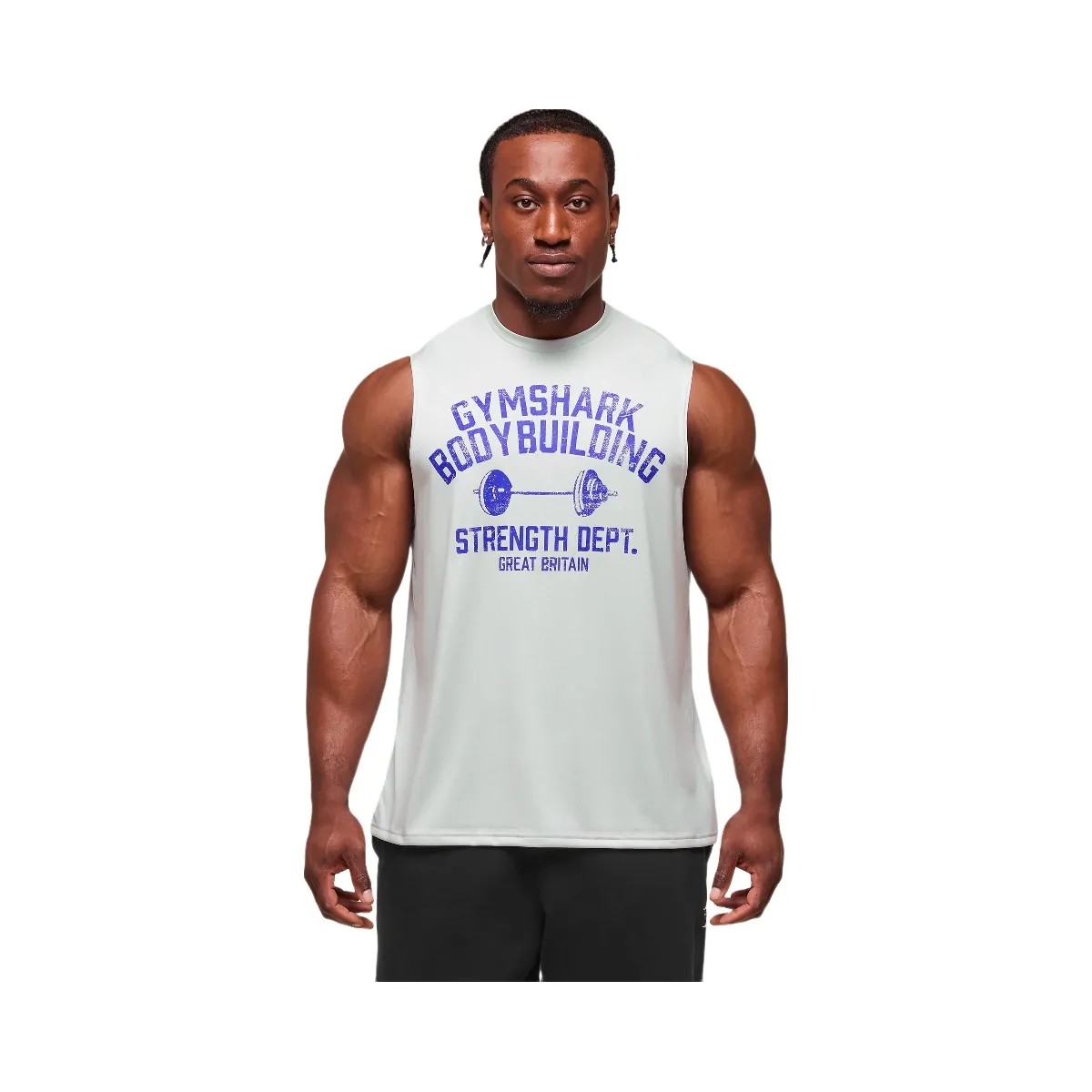 Gymshark Olympic Bar Tank - Metal Grey - HypeFly India View 3