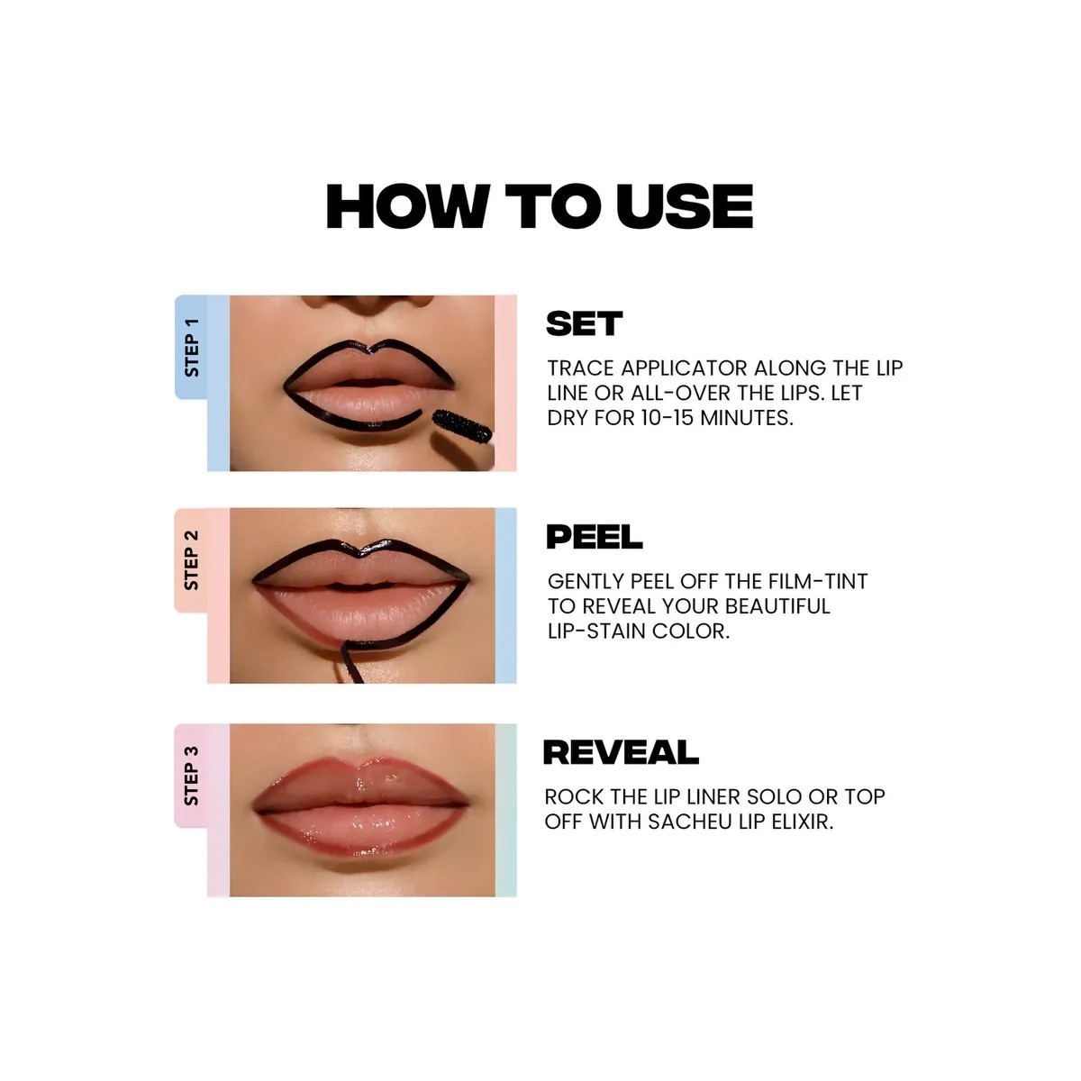 SACHEU Peel Off Lip Liner STAY-N - HypeFly India View 5