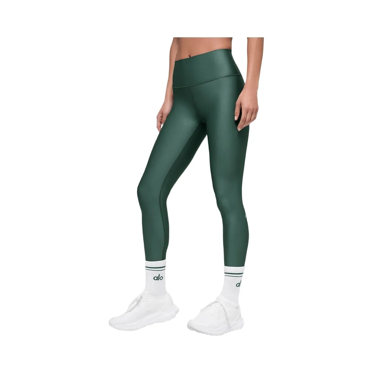 Alo Women's 7/8 High-Waist Airlift Legging - Clover Green - HypeFly India View 1