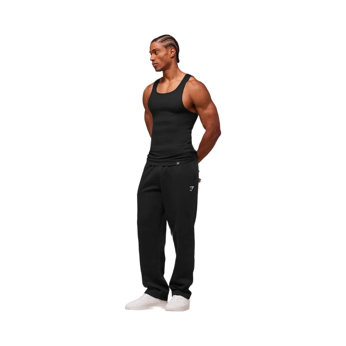Gymshark Ribbed Tank 3 Pack - Black - HypeFly India View 4
