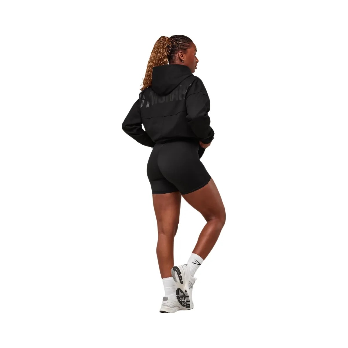Gymshark Premium Power Hoodie - Black - HypeFly India View 5