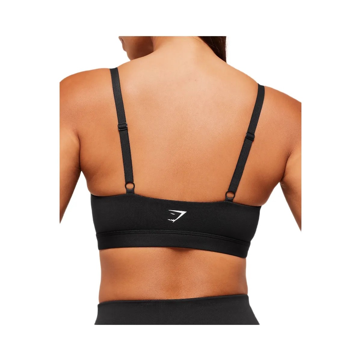 Gymshark Balcony Peekaboo Sports Bra - Black - HypeFly India View 4